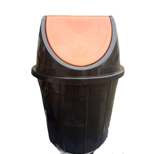 Plastic Waste Bin With Swing Cover- 21litres