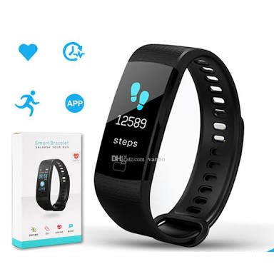 Fitness Smart Bracelet Watch - Black