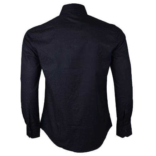 Men's Regular Fit Formal Shirt - Black