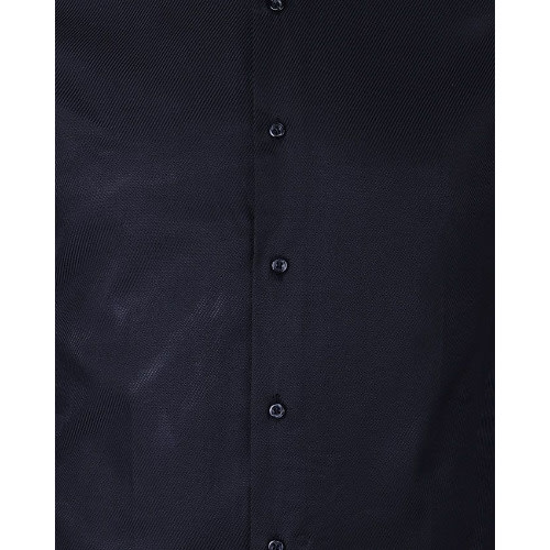 Men's Regular Fit Formal Shirt - Black