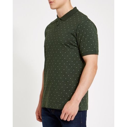 Regular Fit Printed Polo- Men