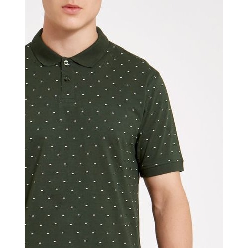 Regular Fit Printed Polo- Men