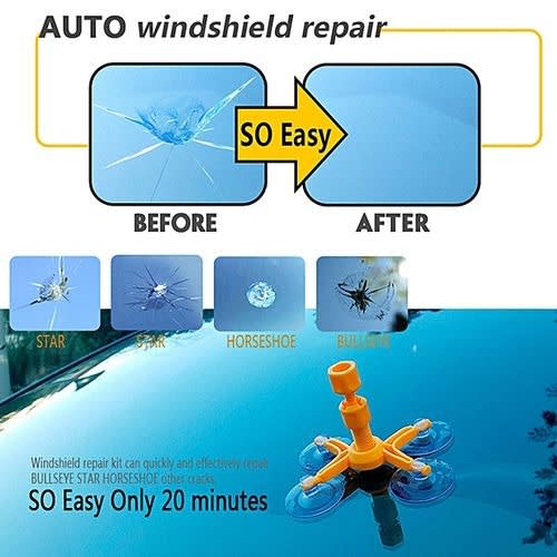 Windshield Repair Kits For Car Window - 2 Pieces