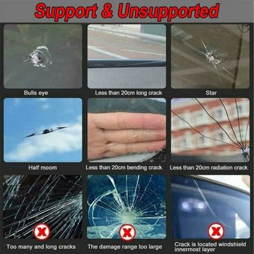Windshield Repair Kits For Car Window - 2 Pieces