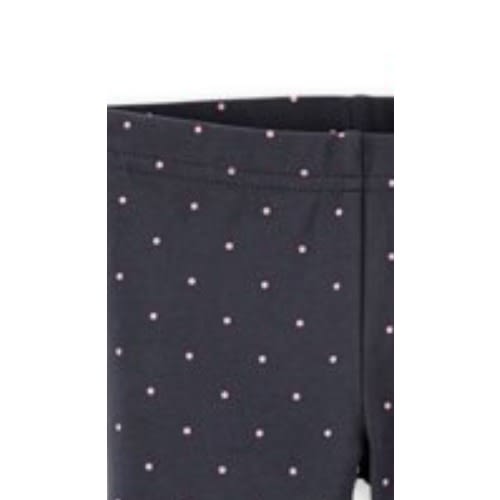Girls Baby Floral Top And Dotted Leggings Set - 2 In 1 Pack