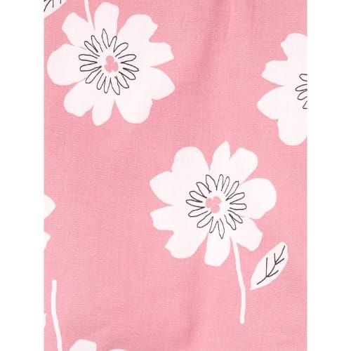 Girls Baby Floral Top And Dotted Leggings Set - 2 In 1 Pack