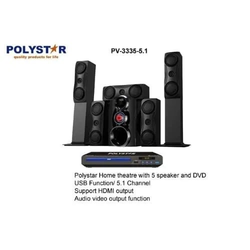 5.1ch Bluetooth Home Theatre – Pv-3335- 5.1ch