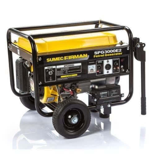 100% Copper Key Start Generator - Spg3000e2 - 2.5kva - 15L