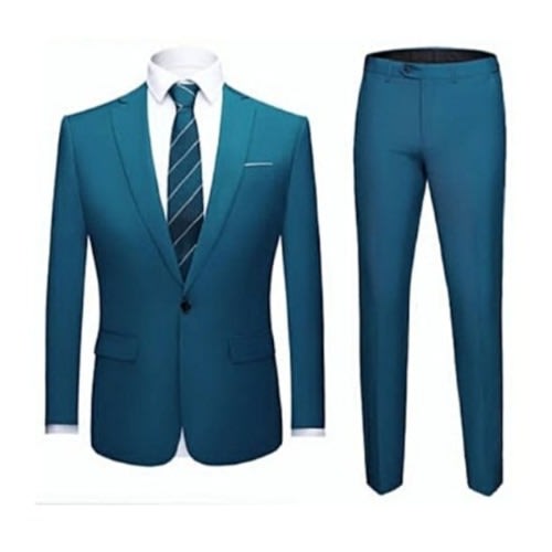 3 in 1 Men's Suit - Prussian Blue