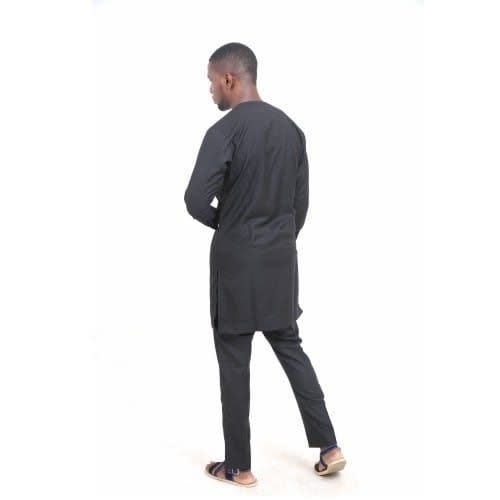 Plain Black Traditional Wear