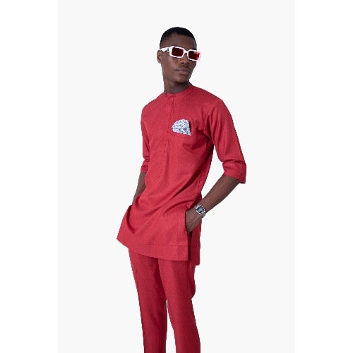 Traditional Attire For Men - Red