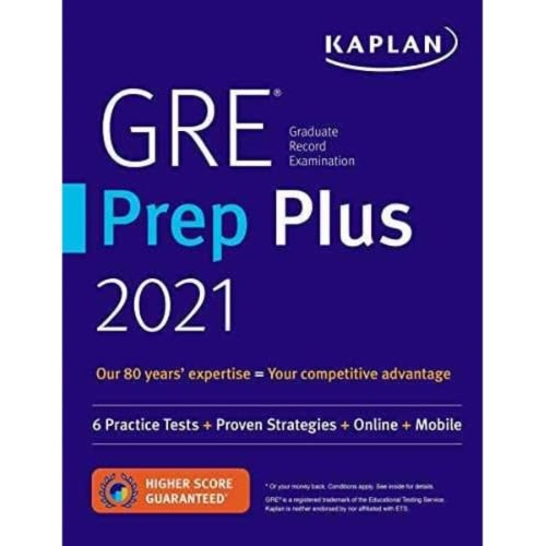 Kaplan GRE PREP PLUS 2021
