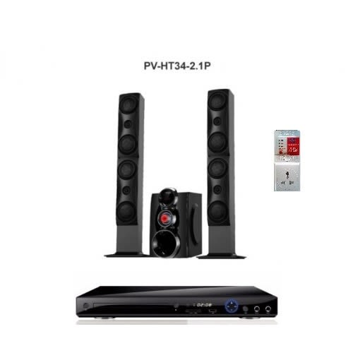 2.1ch Bluetooth Speaker Pv-ht34-2.1p + Free Lg Dvd + Free Surge
