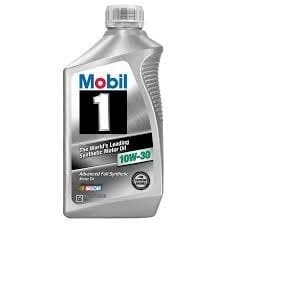 Mobil 1 Advanced Full Synthetic Motor Oil 10W-30 : 6-pack of 1 quart bottles