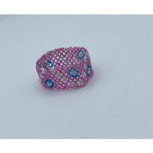 Men’s Elastic Beaded Silicon Bracelet