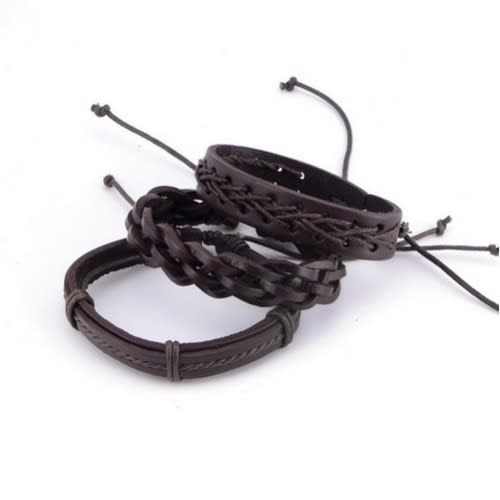 Multilayer Leather Bracelets -5pcs