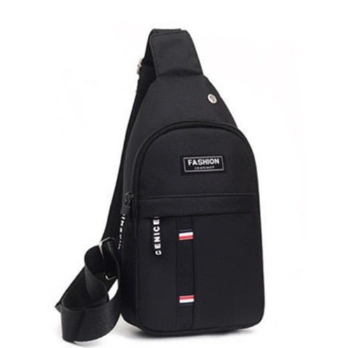 Unisex Chest Bag With Earpiece Port
