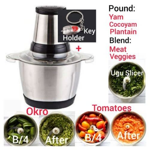 Sovana Heavy Duty Yam Pounder/food Processor 1500w - 6l