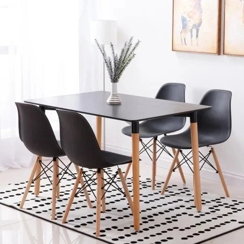 Peacock Dinning Table With 4 Chairs