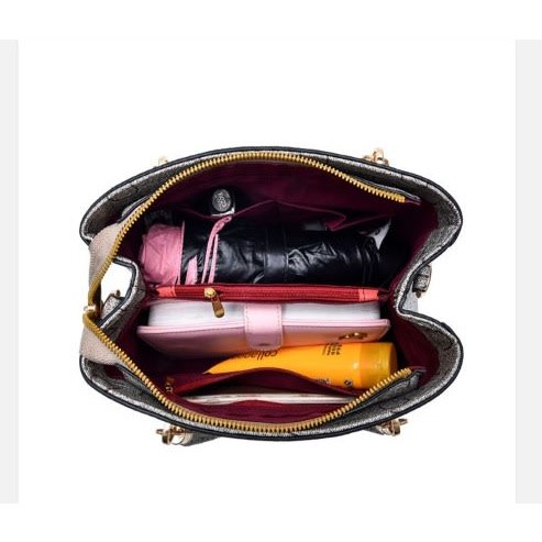All-match Crocodile Pattern Ladies Handbag
