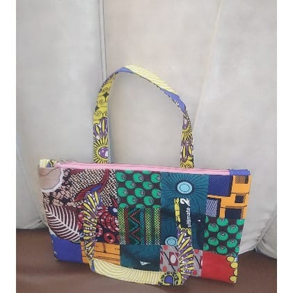 Tote Ankara Patchwork Bag