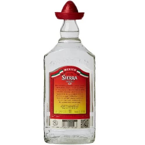 38%acl Sierra Tequila Silver -6 Bottles X 75cl