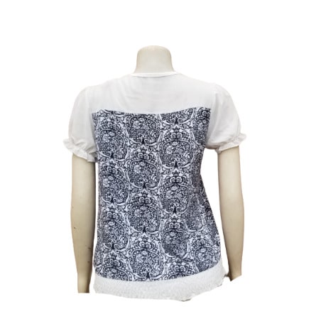 Ladies Casual Top - Black & White