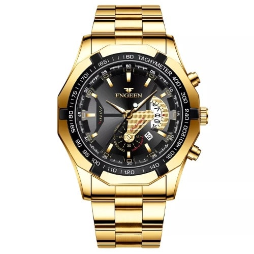 Men's Calendar Waterproof Watch
