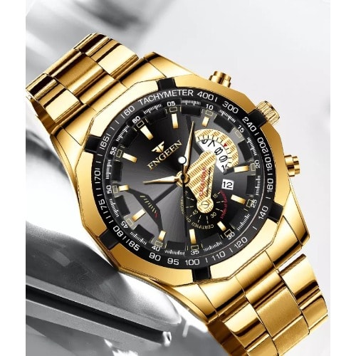 Men's Calendar Waterproof Watch