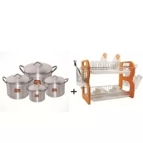 Set Of Pot & Plate Rack Bundle
