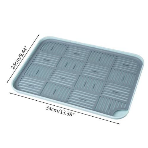 Set Of Double Layer Dish Drainer Fruit Tray - Storage Drying Rack - 3 Pcs