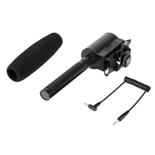 Boya By-dmr7 Shotgun Microphone Lcd Display Broadcast Condenser Mic