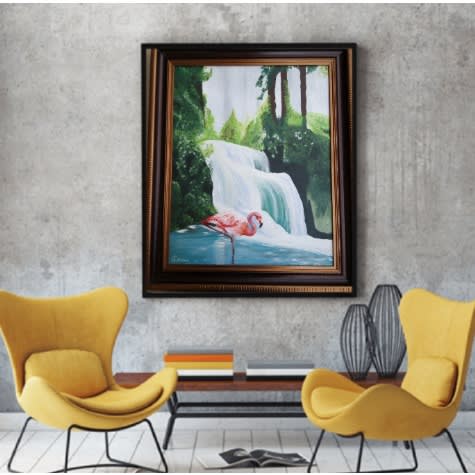 Waterfall Framed 20' By 24'