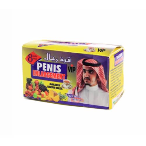 Vip Herbal Penis Enlargement Powder Tea For Men - 8 Sachets