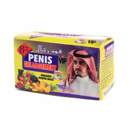 Vip Herbal Penis Enlargement Powder Tea For Men - 8 Sachets