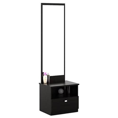 Dresser With Mirror And Single Drawer Storage
