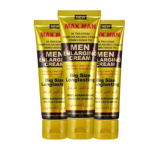 Maxman Penis Permanent Enlargement Cream- For Men - Yellow Pack - 30ml