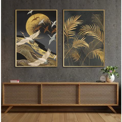 Artwork  Painting -- Gold Art Set