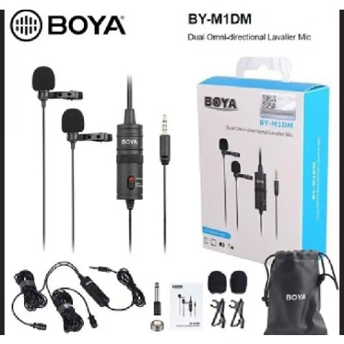 Dual Omni- Directional Lavalier Microphone - By-m1dm