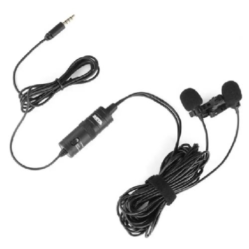 Dual Omni- Directional Lavalier Microphone - By-m1dm