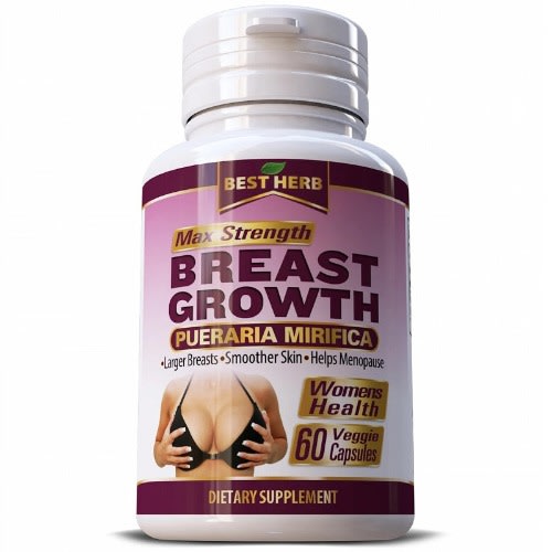 Best Herb Max Strength Breast Growth Pueraria Mirifica- 60cap