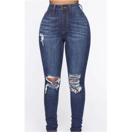 Denim Stock Ripped Women's Jean