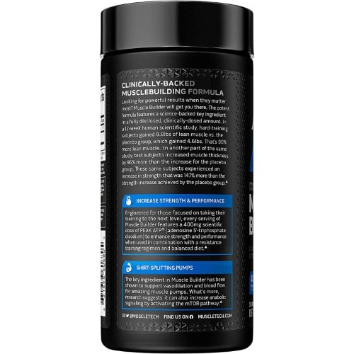Muscletech - Platinum Muscle Builder -400mg - 30 Capsules