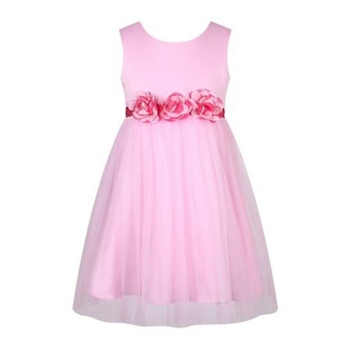 Girls' Princess Party Dress With Layered Mesh Bottoms