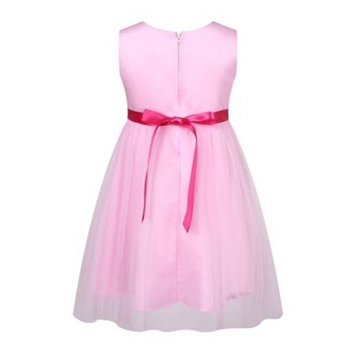 Girls' Princess Party Dress With Layered Mesh Bottoms