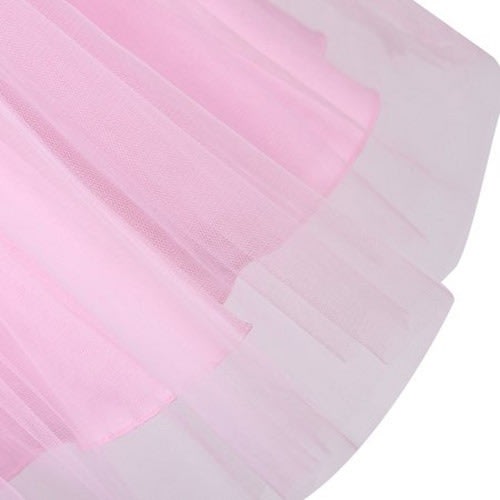 Girls' Princess Party Dress With Layered Mesh Bottoms