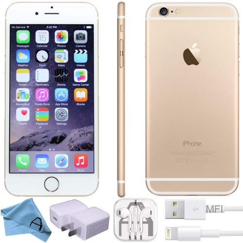 Iphone 6 Plus 64gb Gold With Free Pouch And Tempered Glass