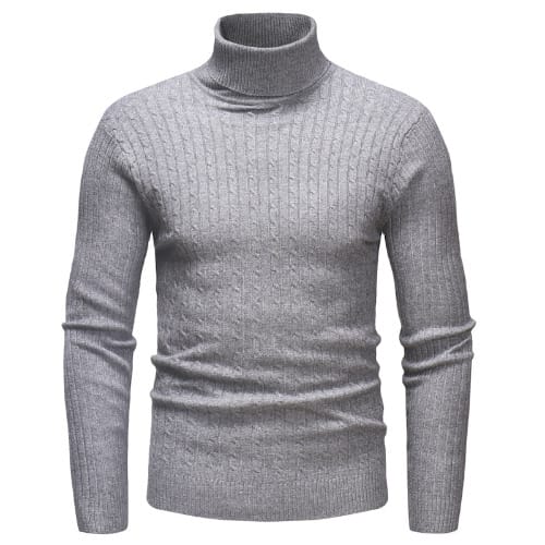 Men' s Turtle Neck - Ash