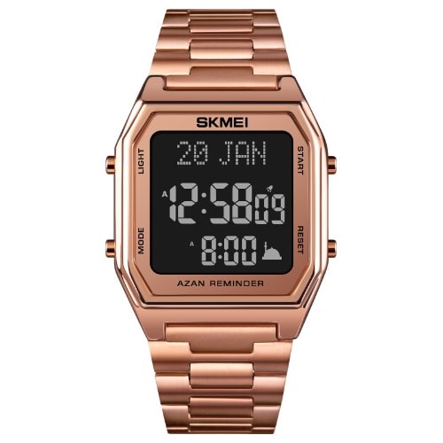1763 Unisex Wristwatch With Islamic Calendar - Rose Gold