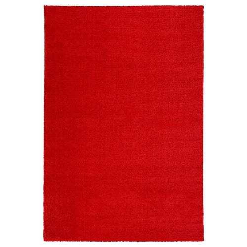Langsted Rug - Low Pile - 133x195cm -Red